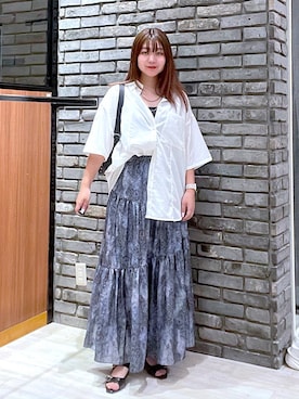「PAGEBOY」｜「アイテム（アクセサリー）」を使った、keinnna79さん（レディース・160cm）の夏コーディネート