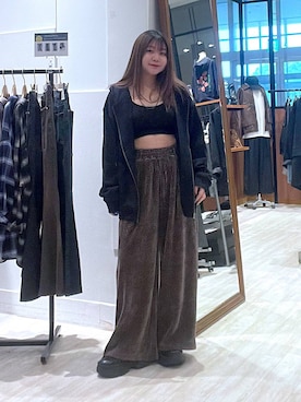 「PAGEBOY（ページボーイ）の【ステンレス素材】ロングボールチェーンネックレス（ネックレス）」を使った、keinnna79さん（レディース・160cm）の秋コーディネート