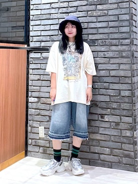 「アイテム（スニーカー）」を使った、keinnna79さん（レディース・160cm・20代）の夏コーディネート