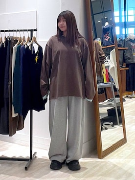 「PBLIM（ページボーイリム）のアイテム（スウェットパンツ）」を使った、keinnna79さん（レディース・160cm）の秋コーディネート