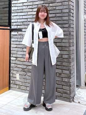 「PAGEBOY（ページボーイ）の【ステンレス素材】ロングボールチェーンネックレス（ネックレス）」を使った、keinnna79さん（レディース・160cm）の夏コーディネート