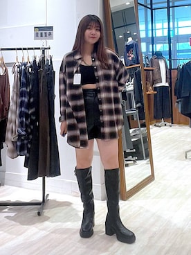 「PAGEBOY（ページボーイ）の【ステンレス素材】ロングボールチェーンネックレス（ネックレス）」を使った、keinnna79さん（レディース・160cm）の秋コーディネート