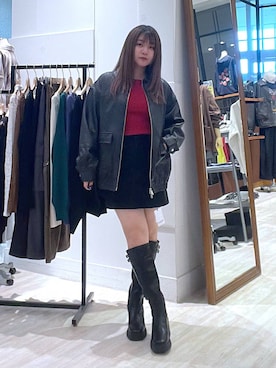 「PAGEBOY（ページボーイ）のアイテム（ジャケット/アウター）」を使った、keinnna79さん（レディース・160cm）の秋コーディネート