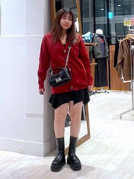 「PAGEBOY（ページボーイ）の【ステンレス素材】ロングボールチェーンネックレス（ネックレス）」を使った、keinnna79さん（レディース・160cm）の秋コーディネート