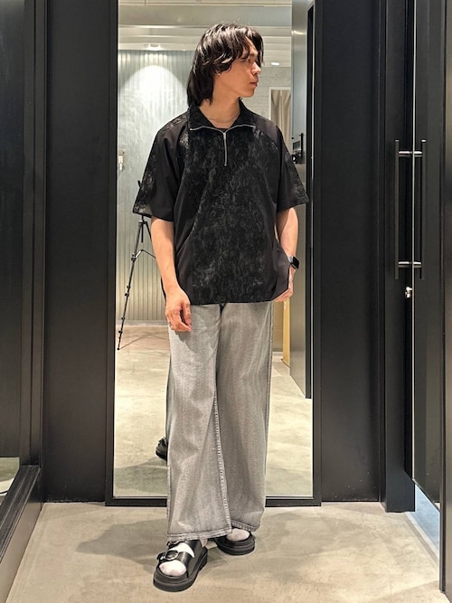 セール】ジャガードキリカエハーフZIP(HARE)（Tシャツ