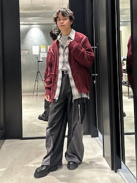 おざさん（メンズ・172cm）の春コーディネート