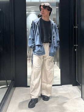 「HARE（ハレ）のアイテム（パーカー）」を使った、おざさん（メンズ・172cm）の秋コーディネート