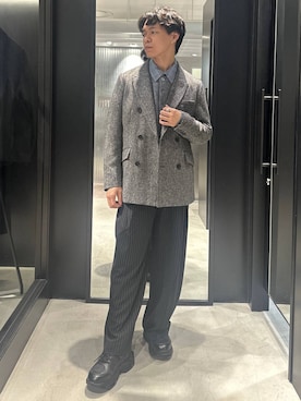 「HARE（ハレ）のアイテム（カーディガン/ボレロ）」を使った、おざさん（メンズ・172cm）の秋コーディネート