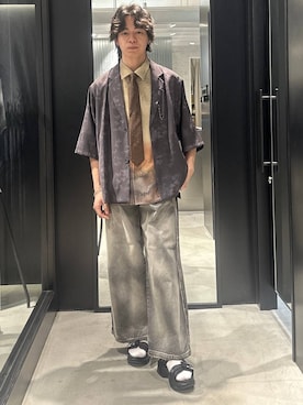 おざさん（メンズ・172cm）の春コーディネート