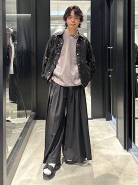 「HARE（ハレ）のアイテム（ブルゾン）」を使った、おざさん（メンズ・172cm）の春コーディネート