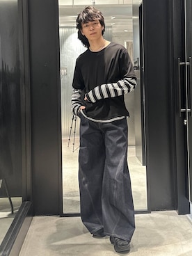 おざさん（メンズ・172cm）の春コーディネート