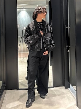 「アイテム（ブルゾン）」を使った、おざさん（メンズ・172cm・20代）の夏コーディネート