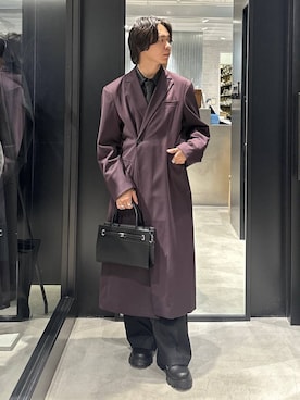 「HARE（ハレ）のアイテム（バッグ）」を使った、おざさん（メンズ・172cm）の秋コーディネート