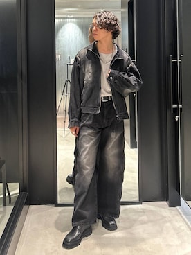 「アイテム（ブルゾン）」を使った、おざさん（メンズ・172cm・20代）の夏コーディネート