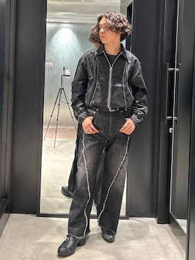「アイテム（ブルゾン）」を使った、おざさん（メンズ・172cm・20代）の夏コーディネート