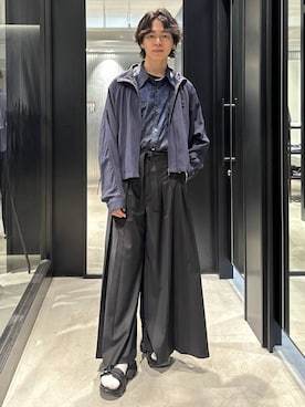 「HARE（ハレ）のアイテム（ブルゾン）」を使った、おざさん（メンズ・172cm）の春コーディネート