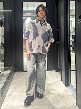 おざさん（メンズ・172cm）の春コーディネート