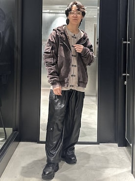 おざさん（メンズ・172cm）の冬コーディネート