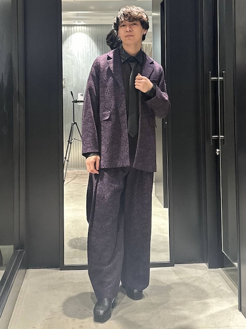 セール】VINTAGEジャガードワイドパンツ(HARE)（スラックス）｜HARE