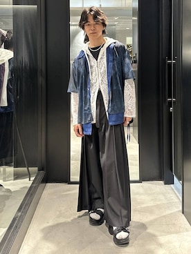 おざさん（メンズ・172cm）の春コーディネート