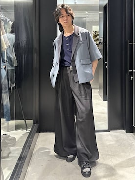 おざさん（メンズ・172cm）の春コーディネート