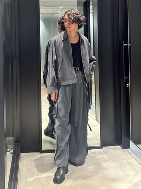 「アイテム（ブルゾン）」を使った、おざさん（メンズ・172cm・20代）の夏コーディネート