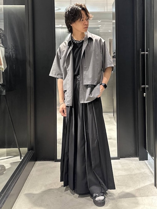 HARE（ハレ） ワイドパンツ スラックス 「SETUP対応」YOSEワイドパンツ