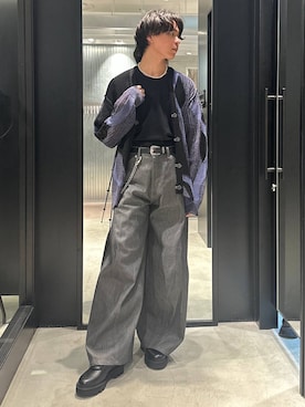 「アイテム（ドレスシューズ）」を使った、おざさん（メンズ・172cm・20代）の夏コーディネート