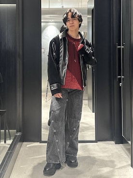 おざさん（メンズ・172cm）の冬コーディネート