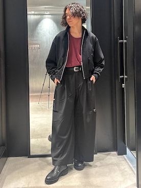 「アイテム（ブルゾン）」を使った、おざさん（メンズ・172cm・20代）の夏コーディネート