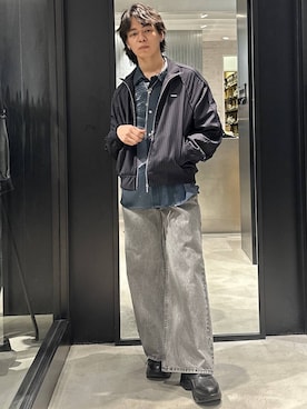 おざさん（メンズ・172cm）の春コーディネート