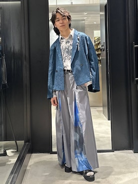 おざさん（メンズ・172cm）の春コーディネート