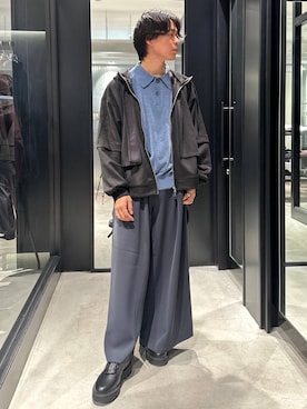 「HARE（ハレ）のアイテム（パーカー）」を使った、おざさん（メンズ・172cm）の秋コーディネート