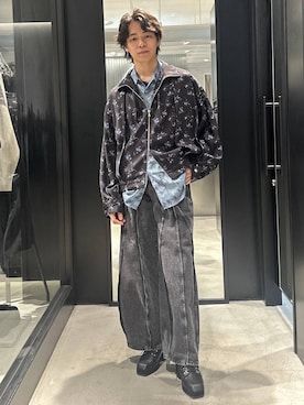 「HARE（ハレ）のアイテム（パンツ）」を使った、おざさん（メンズ・172cm）の春コーディネート