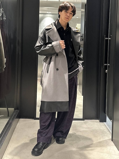 セール】VINTAGEジャガードワイドパンツ(HARE)（スラックス）｜HARE