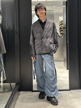 「HARE（ハレ）のアイテム（ジャケット/アウター）」を使った、おざさん（メンズ・172cm）の春コーディネート