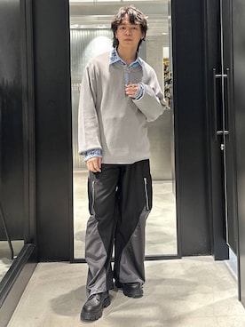 おざさん（メンズ・172cm）の春コーディネート