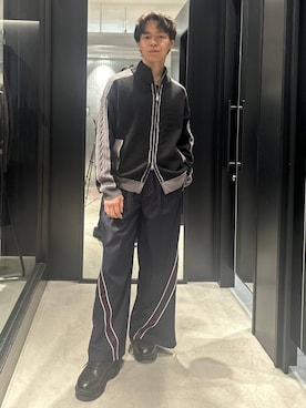 「HARE（ハレ）のアイテム（カーディガン/ボレロ）」を使った、おざさん（メンズ・172cm）の秋コーディネート