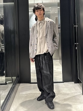 おざさん（メンズ・172cm）の春コーディネート