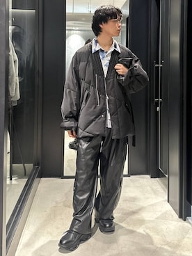 おざさん（メンズ・172cm）の冬コーディネート