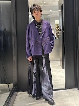 「HARE（ハレ）のアイテム（ジャケット/アウター）」を使った、おざさん（メンズ・172cm）の冬コーディネート