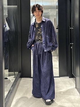 「HARE（ハレ）のアイテム（ブルゾン）」を使った、おざさん（メンズ・172cm）の春コーディネート