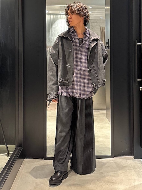 HARE ファイヤーマンバックルバイカーブルゾン