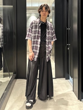 おざさん（メンズ・172cm）の春コーディネート