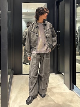 「アイテム（アクセサリー）」を使った、おざさん（メンズ・172cm・20代）の冬コーディネート