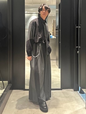 「アイテム（ドレスシューズ）」を使った、おざさん（メンズ・172cm・20代）の夏コーディネート