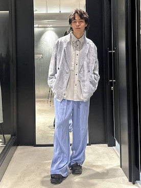 おざさん（メンズ・172cm）の春コーディネート