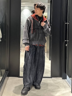 おざさん（メンズ・172cm）の冬コーディネート