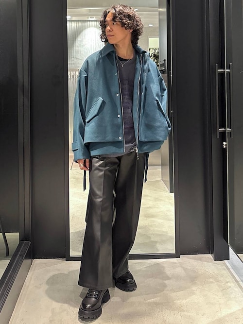 HAREニットセーター HARE セーター ニット Vネックステッチニットプルオーバー(HARE