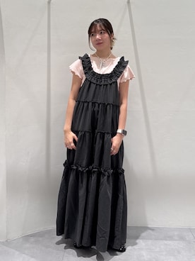「w closet（ダブルクローゼット）のアイテム」を使った、mayuさん（レディース・158cm）の夏コーディネート